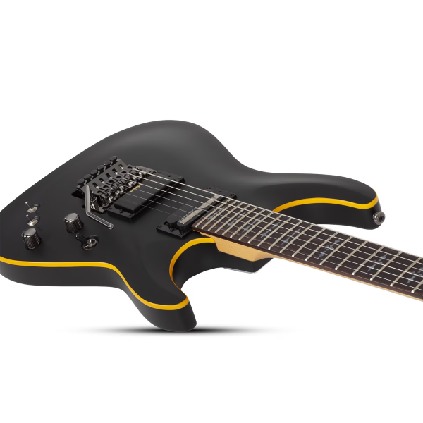 Guitarra Schecter Demon-6 FR-S Aged Black Satin #3669 - Imagem 6