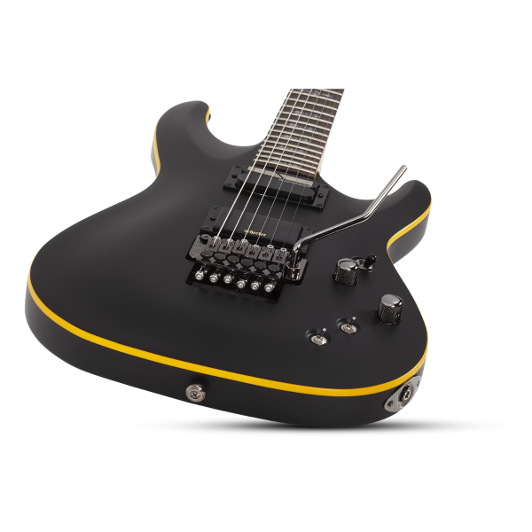 Guitarra Schecter Demon-6 FR-S Aged Black Satin #3669 - Imagem 5