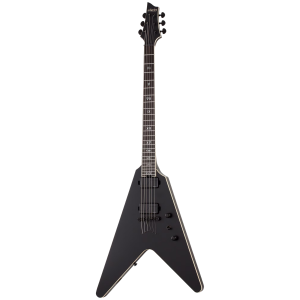 Guitarra Schecter V-1 SLS Elite Evil Twin Satin Black #1346