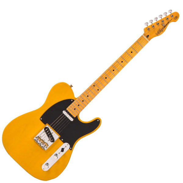 Guitarra Vintage Icon V52BS Telecaster Butterscotch - Imagem 3