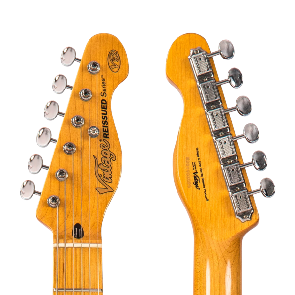 Guitarra Vintage Icon V52BS Telecaster Butterscotch - Imagem 7