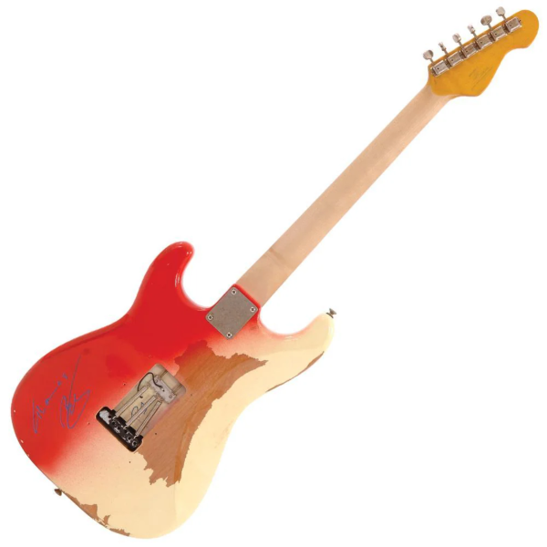 Guitarra Vintage Icon V6MRHDX Sig Strato Blug Summer Love - Imagem 2