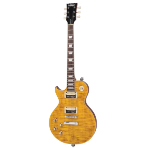 Guitarra Vintage Reissued LV100 AFD LP Canhota Paradise Ambar