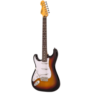 Guitarra Vintage Reissued LV6SSB Strato Canhoto Sunburst