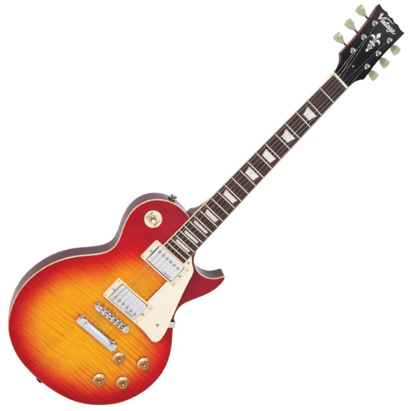 Guitarra Vintage Reissued V 100 CS LP Cherry Sunburst - Imagem 2