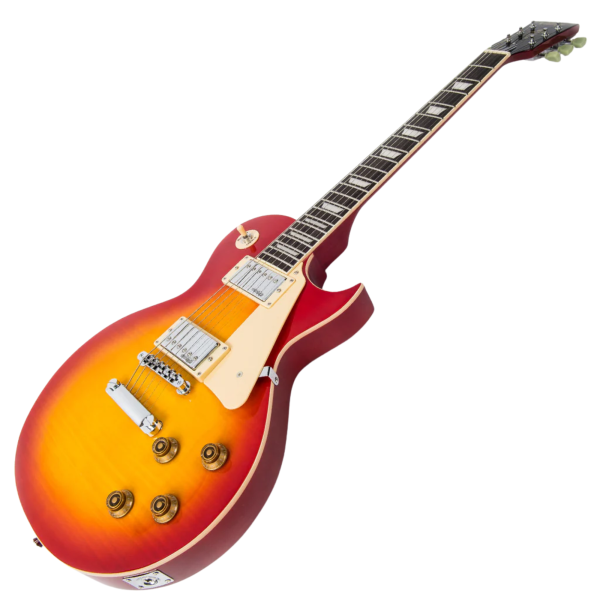 Guitarra Vintage Reissued V 100 CS LP Cherry Sunburst - Imagem 5