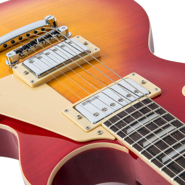 Guitarra Vintage Reissued V 100 CS LP Cherry Sunburst - Imagem 7