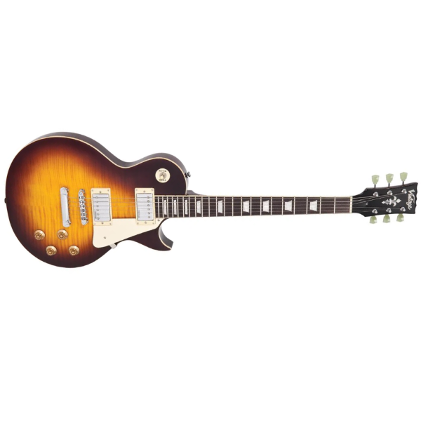 Guitarra Vintage Reissued V 100 IT LP Flamed Iced Tea - Imagem 3