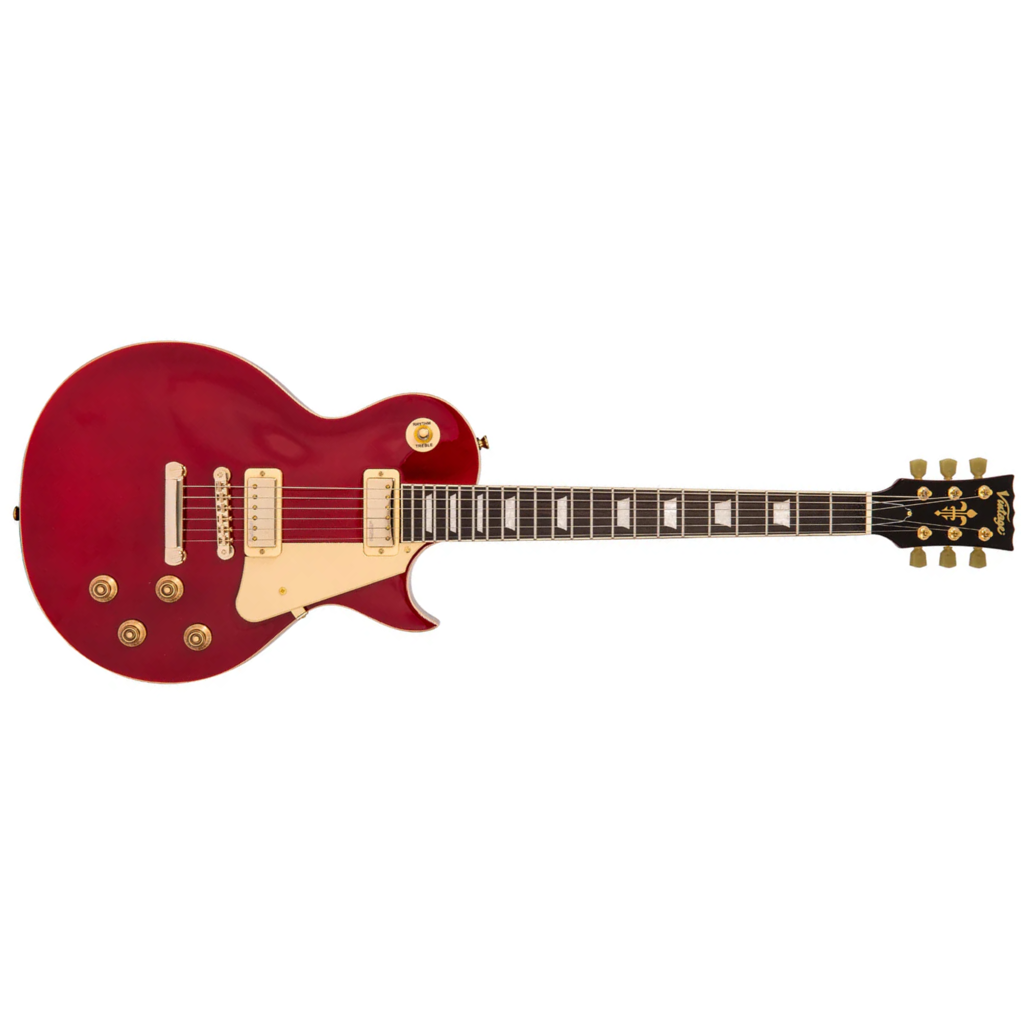 Guitarra Vintage Reissued V 100 WR LP Wine Red - Imagem 3