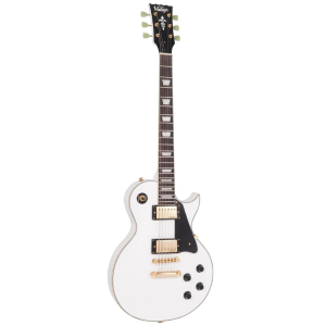 Guitarra Vintage Reissued V100 AW LP Gold H/W Artic White