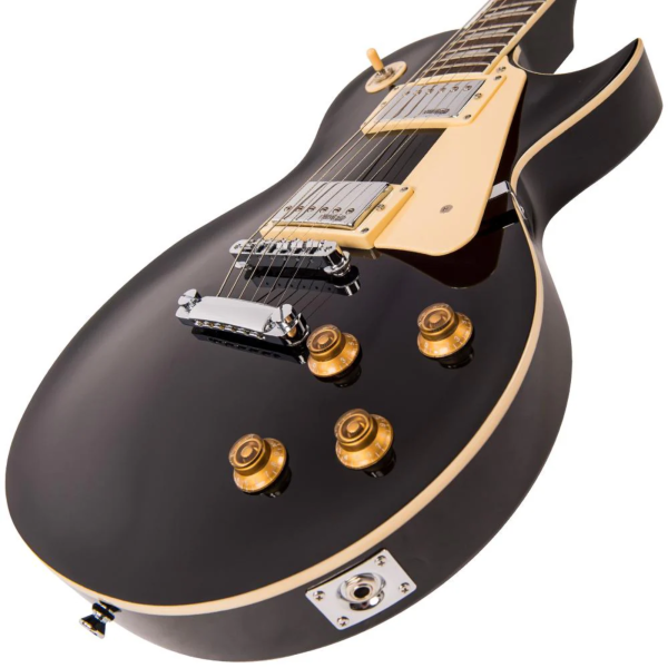 Guitarra Vintage Reissued V100 BLK LP Black - Imagem 5