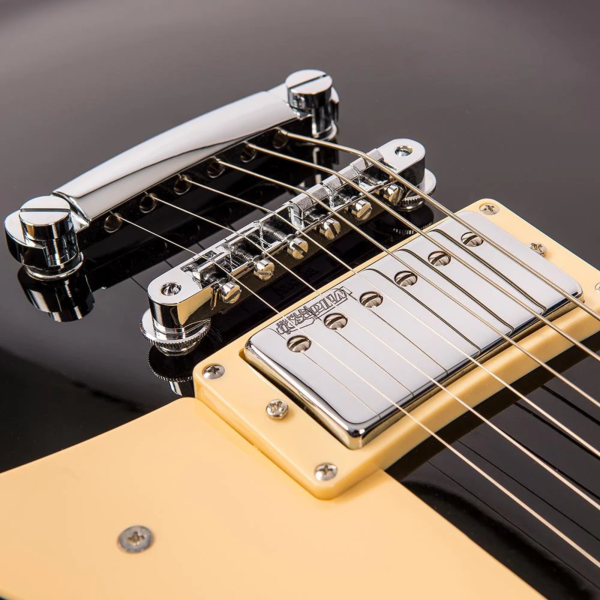 Guitarra Vintage Reissued V100 BLK LP Black - Imagem 6