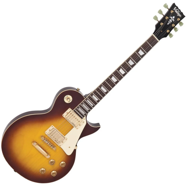 Guitarra Vintage Reissued V100 TSB LP Tabacco Sunburst - Imagem 2