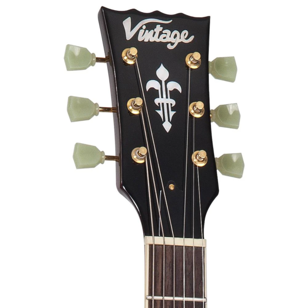 Guitarra Vintage Reissued V100 TSB LP Tabacco Sunburst - Imagem 8