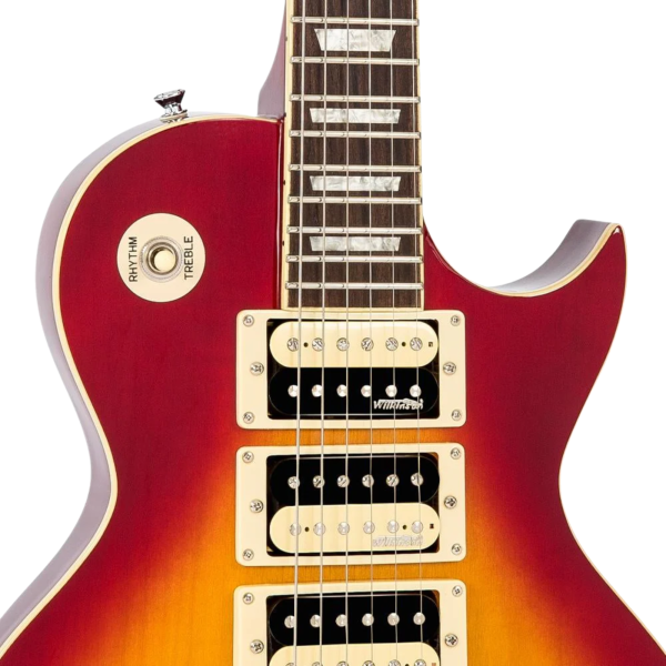 Guitarra Vintage Reissued V1003 CSB LP Cherry Sunburst - Imagem 5