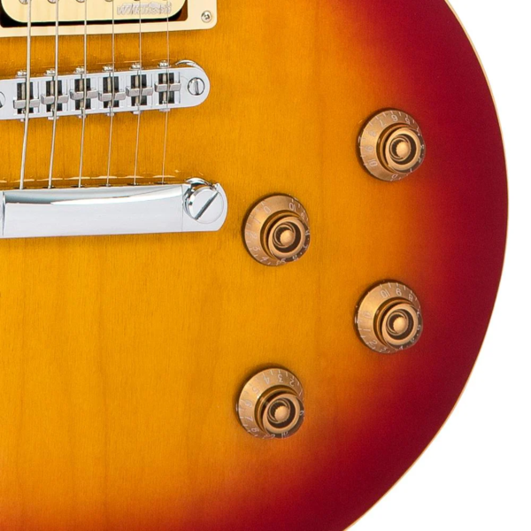 Guitarra Vintage Reissued V1003 CSB LP Cherry Sunburst - Imagem 7