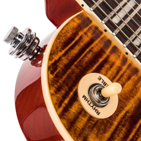 Guitarra Vintage Reissued V100AFD LP Paradise Flamed Maple - Imagem 10