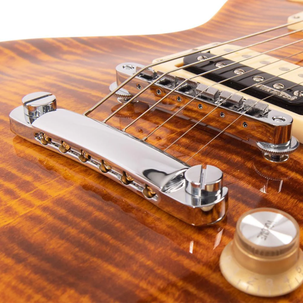 Guitarra Vintage Reissued V100AFD LP Paradise Flamed Maple - Imagem 7