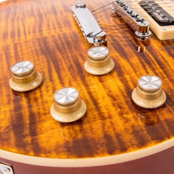Guitarra Vintage Reissued V100AFD LP Paradise Flamed Maple - Imagem 3