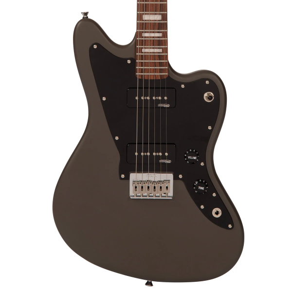 Guitarra Vintage Reissued V65HGY Jaguar Hardtail Satin Grey - Imagem 7