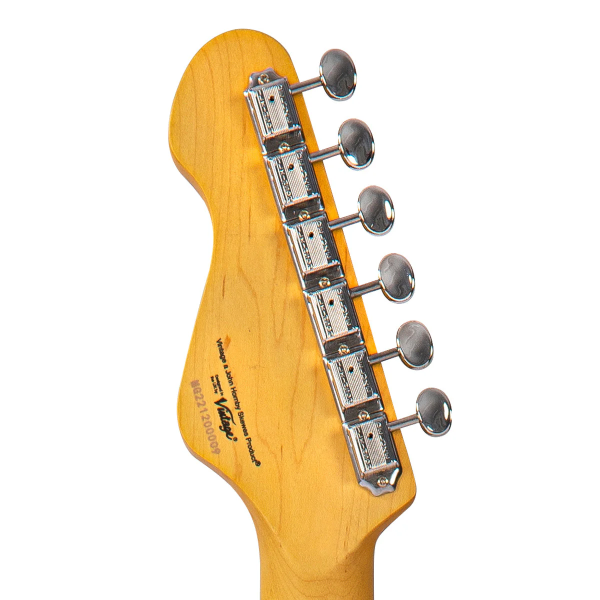 Guitarra Vintage Reissued V65HGY Jaguar Hardtail Satin Grey - Imagem 4