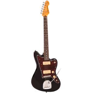 Guitarra Vintage Reissued V65VBK Jaguar Vibrato gloss Black