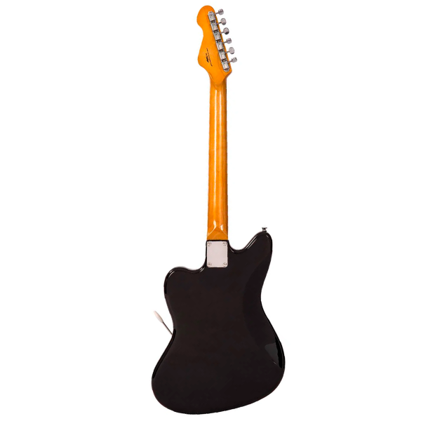 Guitarra Vintage Reissued V65VBK Jaguar Vibrato gloss Black - Imagem 5