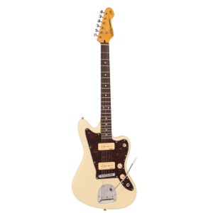 Guitarra Vintage Reissued V65VVW Jaguar Vibrato Vintage White