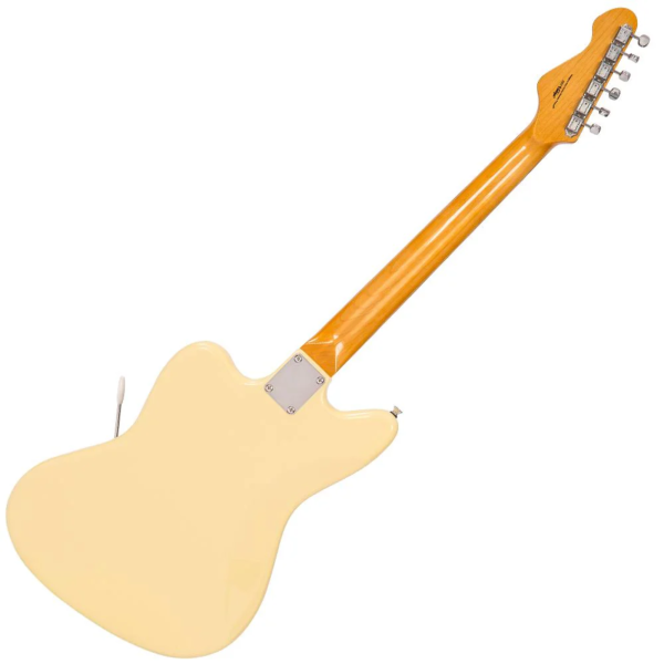 Guitarra Vintage Reissued V65VVW Jaguar Vibrato Vintage White - Imagem 3