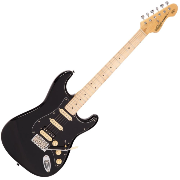 Guitarra Vintage Reissued V6HMBB HSS Strato Boulevard Black - Imagem 2