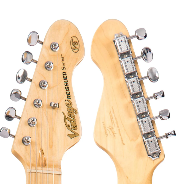 Guitarra Vintage Reissued V6HMBB HSS Strato Boulevard Black - Imagem 6