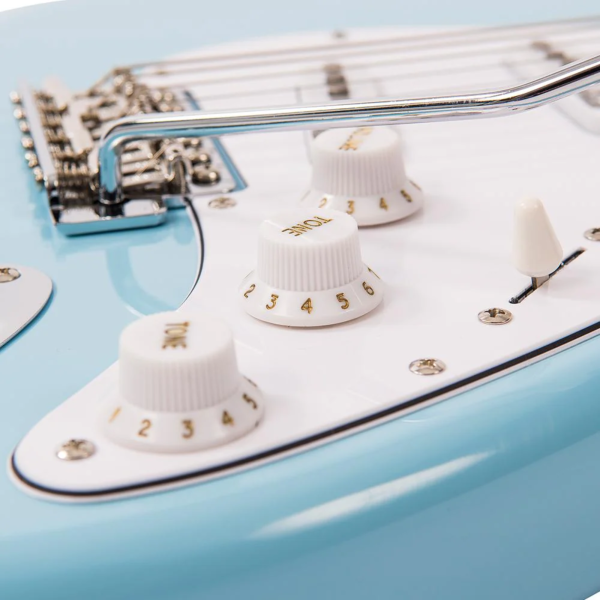 Guitarra Vintage Reissued V6LB Strato Laguna Blue - Imagem 5
