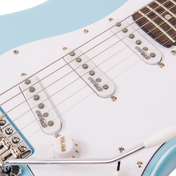 Guitarra Vintage Reissued V6LB Strato Laguna Blue - Imagem 6