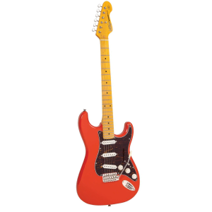 Guitarra Vintage Reissued V6MFR Strato Firenza Red