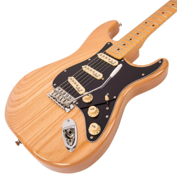 Guitarra Vintage Reissued V6MNAT Strato Natural Ash - Imagem 5