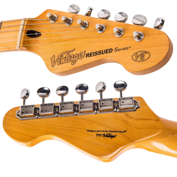 Guitarra Vintage Reissued V6MNAT Strato Natural Ash - Imagem 8