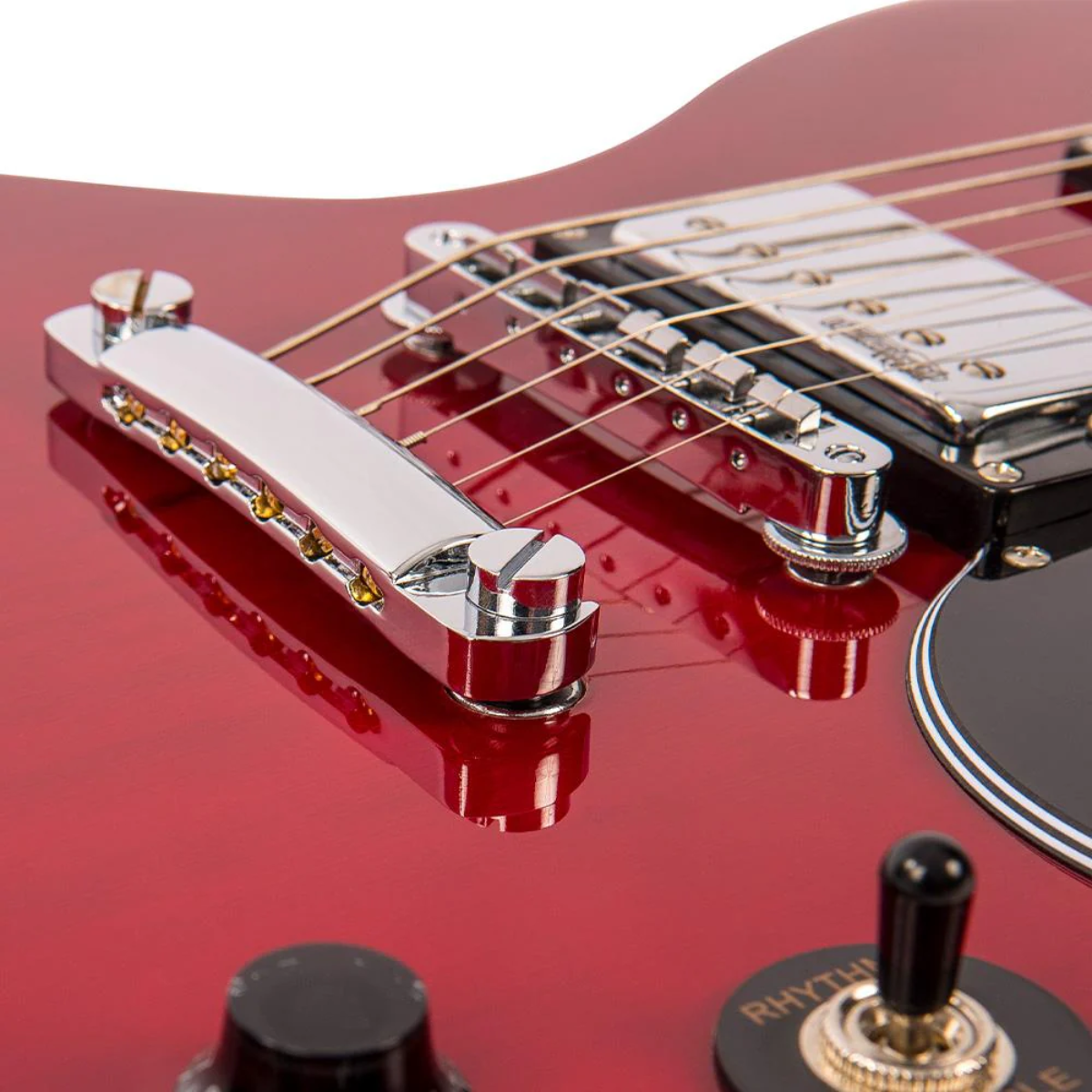 Guitarra Vintage Reissued VS6 SG Cherry Red - Imagem 6