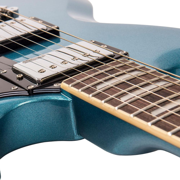 Guitarra Vintage Reissued VS6BGHB Tailpiece-gun Hill Blue - Imagem 10