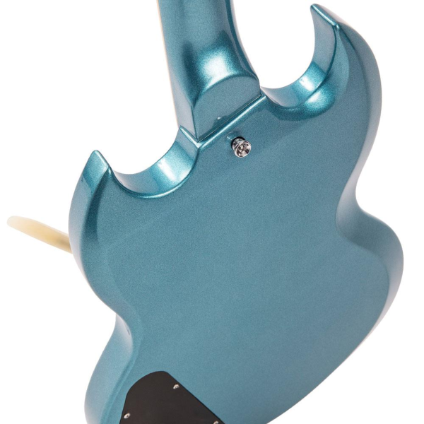 Guitarra Vintage Reissued VS6BGHB Tailpiece-gun Hill Blue - Imagem 4