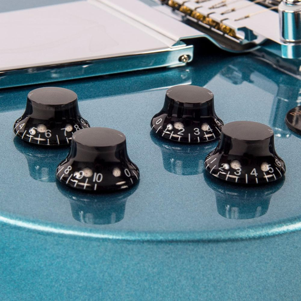 Guitarra Vintage Reissued VS6BGHB Tailpiece-gun Hill Blue - Imagem 8