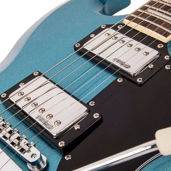 Guitarra Vintage Reissued VS6BGHB Tailpiece-gun Hill Blue - Imagem 9