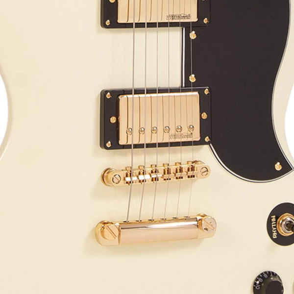 Guitarra Vintage Reissued VS6VW Gold Hardware Vintage White - Imagem 5