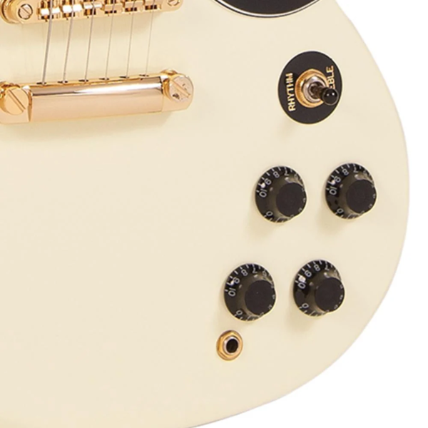 Guitarra Vintage Reissued VS6VW Gold Hardware Vintage White - Imagem 6