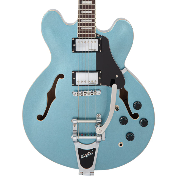 Guitarra Vintage Reissued VSA500BGHB Semiacustica Bigsby-Gun - Imagem 5