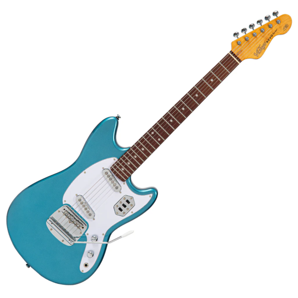 Guitarra Vintage Revo VRCT 22 BBL Colt SS Twin Bayview Blue - Imagem 8