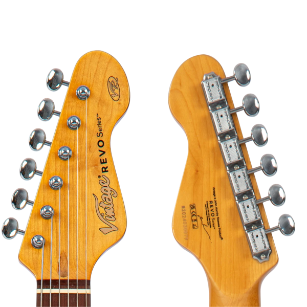 Guitarra Vintage Revo VRCT 22 BBL Colt SS Twin Bayview Blue - Imagem 2