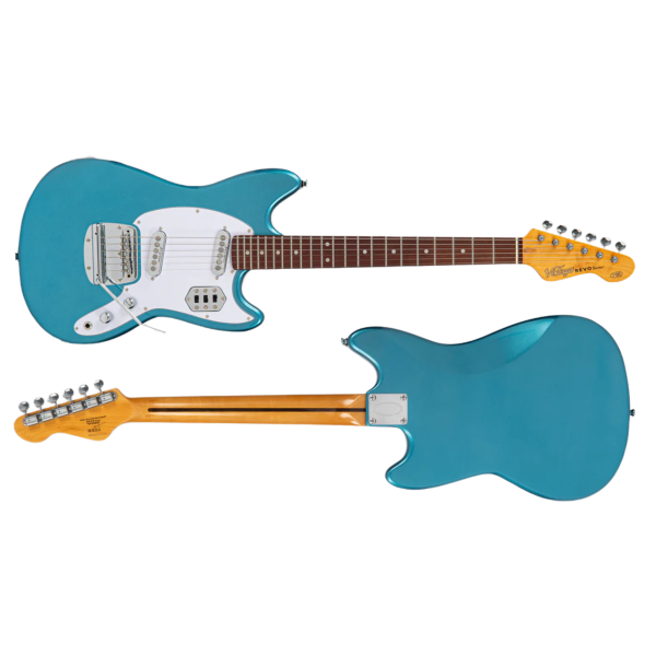 Guitarra Vintage Revo VRCT 22 BBL Colt SS Twin Bayview Blue - Imagem 3