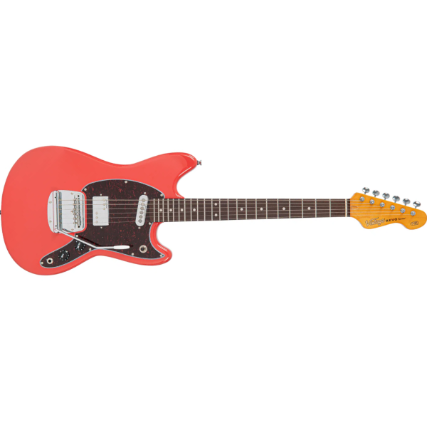 Guitarra Vintage Revo VRCT 45 FR Colt Hs Duo Firenza Red - Imagem 4
