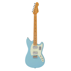 Guitarra Vintage Revo VRCT 55 LB Colt Hh Twin Hardtail Laguna Blue