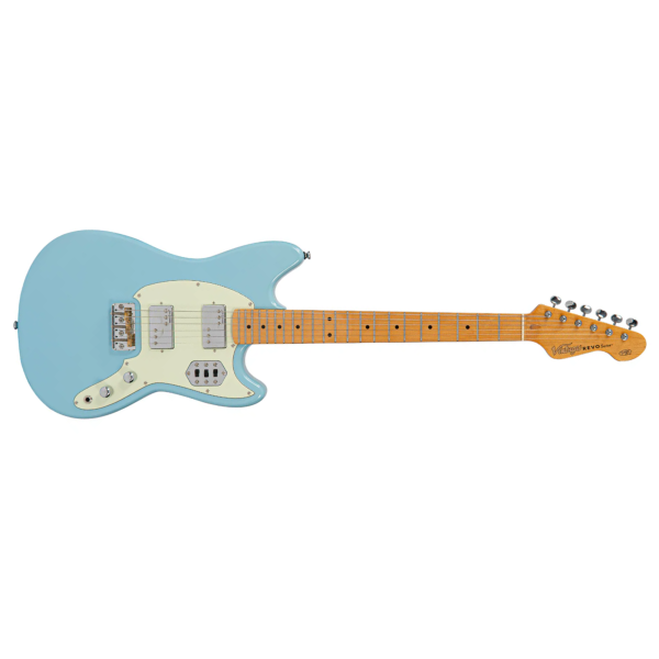 Guitarra Vintage Revo VRCT 55 LB Colt Hh Twin Hardtail Laguna Blue - Imagem 4